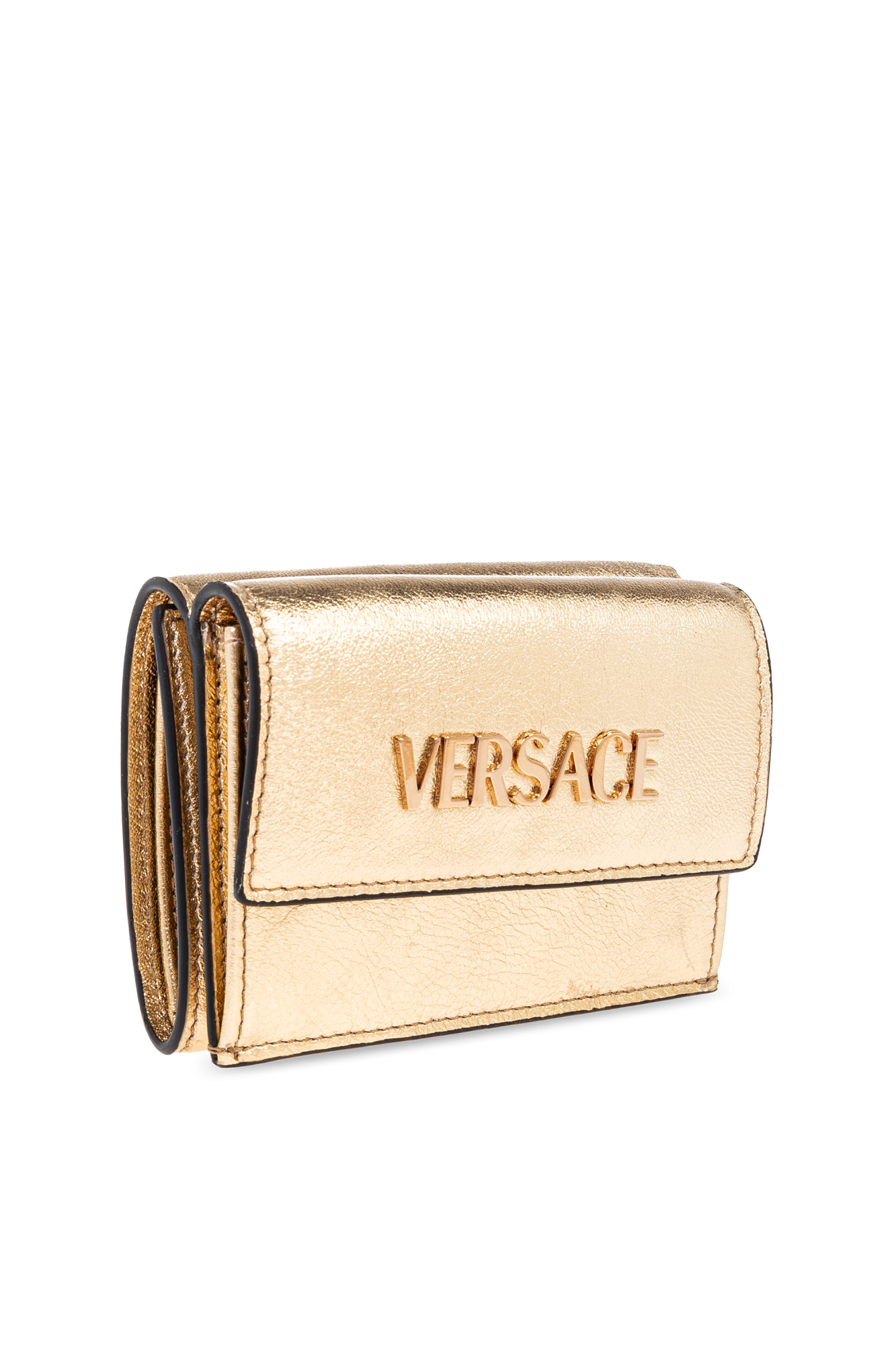 Versace Leather wallet with logo | Women's Accessories | Vitkac